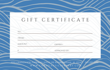 Load image into Gallery viewer, Gift Certificate (custom amount)
